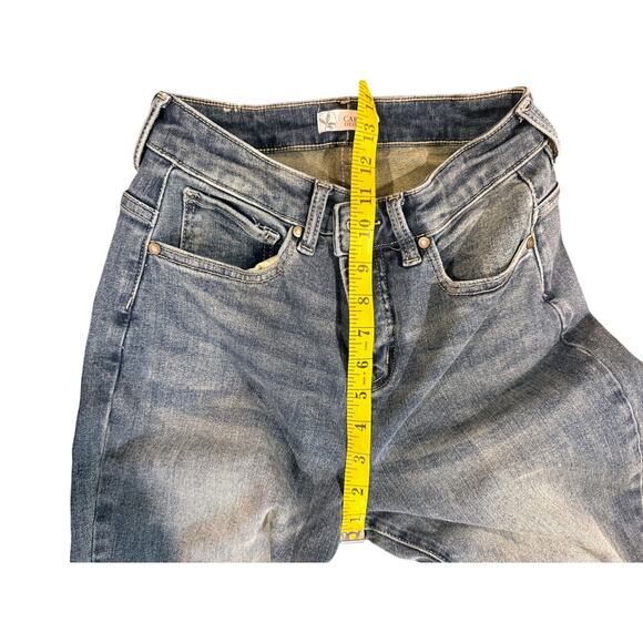 Carve Designs Women's Size 4 Medium Wash Mid-Rise Straight Leg Jeans - Picture 7 of 10